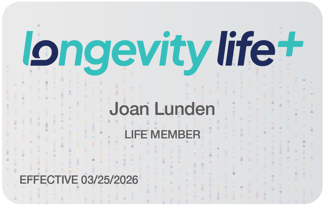 Joan Lunden's Lifetime Membership Card